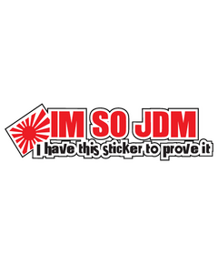 T-shirt I&#39M SO JDM