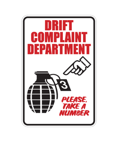 JDM Drift Complaint Department Decal