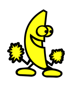 JDM Banana Pom-Pom Girl Decal