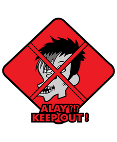 Sticker JDM Alay Keep Out !
