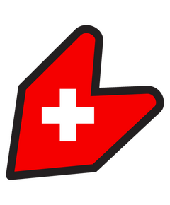 Sticker JDM Flagge Schweiz