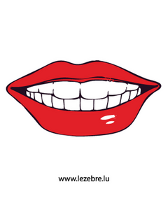 Smiling Mouth Decal