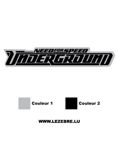 Need For Speed Underground Decal