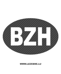 Sticker Carbone Deco BZH Logo 2