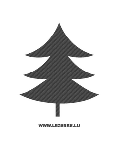 Christmas Tree Carbon Decal