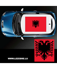 Albania flag car roof sticker