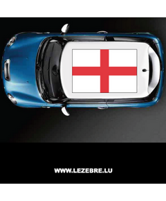 Sticker Autodach Flagge Anglais