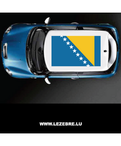 Sticker Autodach Flagge Bosnie-Herzegovina