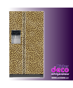 Kühlschrankaufkleber Leopardenfell