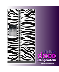 Zebra Skin Fridge Sticker
