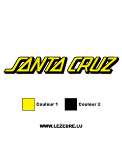 Santa Cruz Logo Decal 3