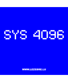 Tee-shirt Geek SYS 4096