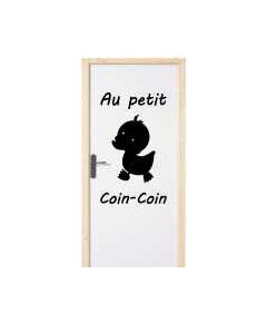 Sticker toilette humour, Au Petit Coin-Coin