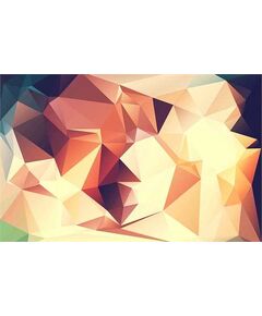 Abstract polygonal 3 deco decal