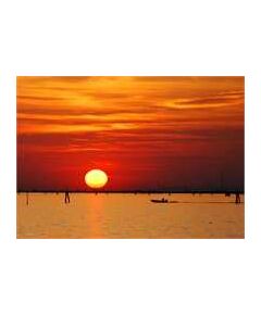 Venice sunset deco decal