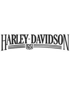 Sticker Moto Harley Davidson USA logo