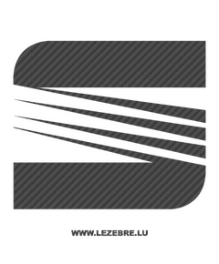 Seat Logo Carbon Decal