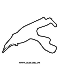 Spa-Francorchamps Belgium Circuit Decal
