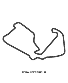 Silverstone England Circuit Carbon Decal