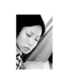 Sticker Mural, photo Femme endormie de Tokyo Japon, celine