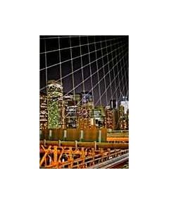 Sticker Mural, photo pont de New-YORK la nuit USA, celine