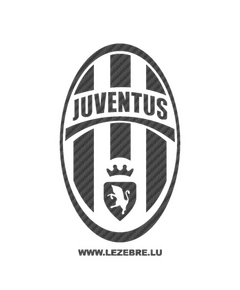 Sticker Carbone Juventus Logo