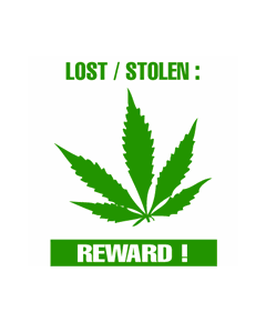 T-Shirt Cannabis lost or stolen