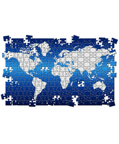 Sticker Mural Puzzle MappEmonde