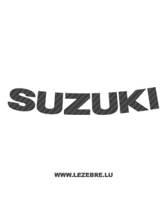 Sticker Karbon Suzuki Courbé