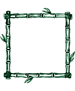 Bamboo Frame Decal