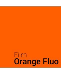Fluorescence Orange vinyl film