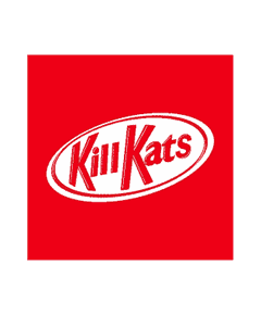 Tee shirt Kill Kats parodie Kit Kat chat