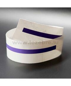 Purple rim sticker roll