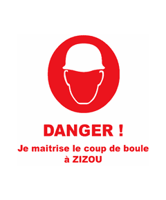 T-Shirt Zizou Danger – coup de boule