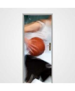 Basketball door decal