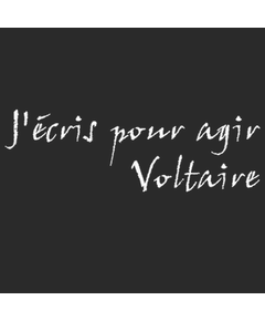 Tee shirt Voltaire j'écris