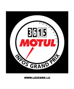 Sticker Motul Infos Grand Prix