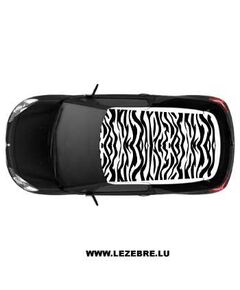 Zebra car roof Sticker - Total Covering