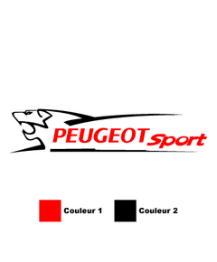 Sticker Peugeot Sport Lion Couleur