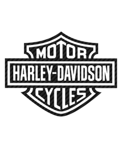 Harley Davidson Logo Carbon Decal