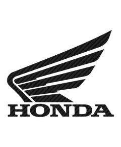 Sticker Carbone Honda Logo