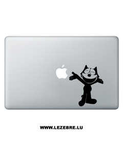Sticker Macbook Félix le chat