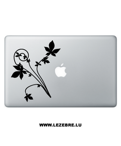 Sticker Macbook Fleurs Ornements
