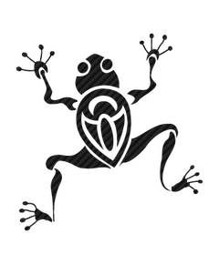 Frog Carbon Decal 3