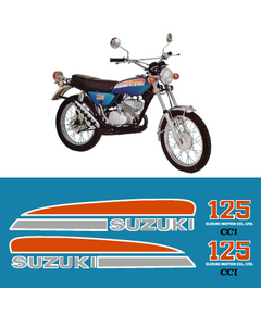 Kit Stickers Suzuki 125 TS 1074