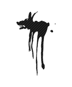 Sticker Karbon Dark Dog logo