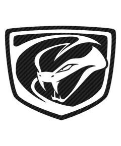 Viper logo Carbon Decal 4