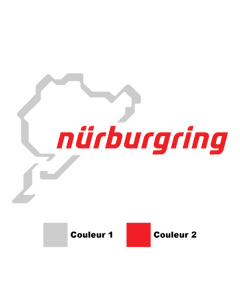 Sticker Nürburgring Circuit Couleur