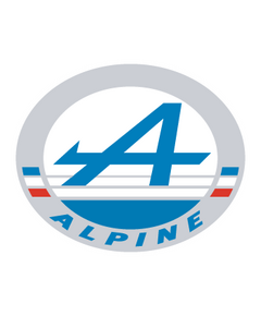 Alpine Automobile logo color Decal