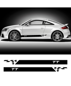 Kit Stickers Bande Seitenleiste Audi TT